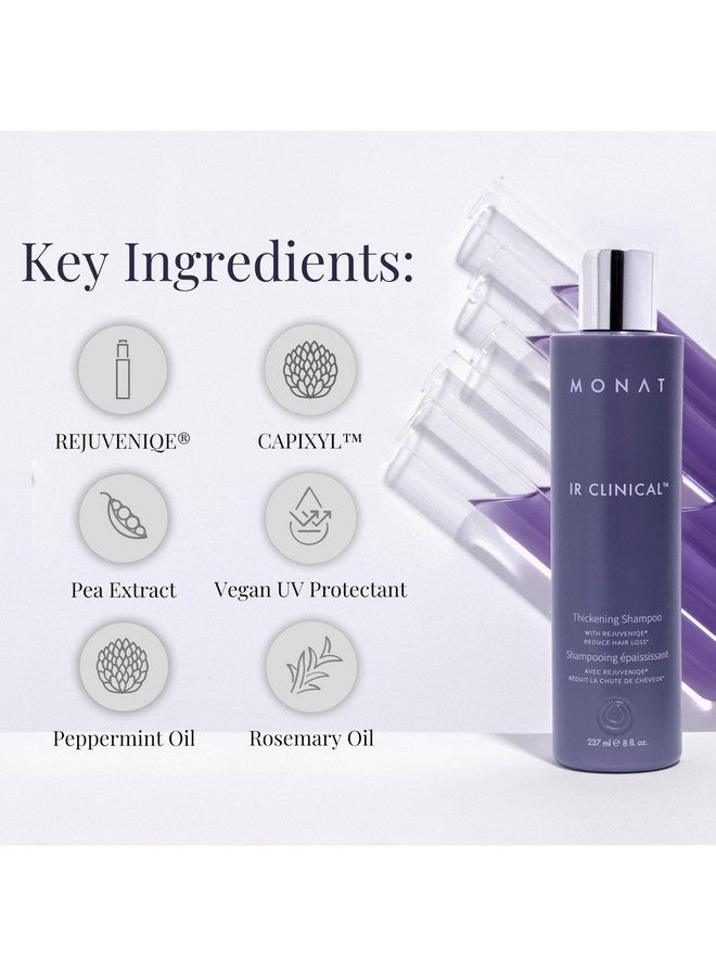 MONAT IR Clinical Thickening Shampoo - Hair Volumizing Shampoo for Dense Thick Hair - Thickening Shampoo Crafted from Powerful Blend of Natural Ingredients - With Rosemary & Mint And Pea Extract - Image 4