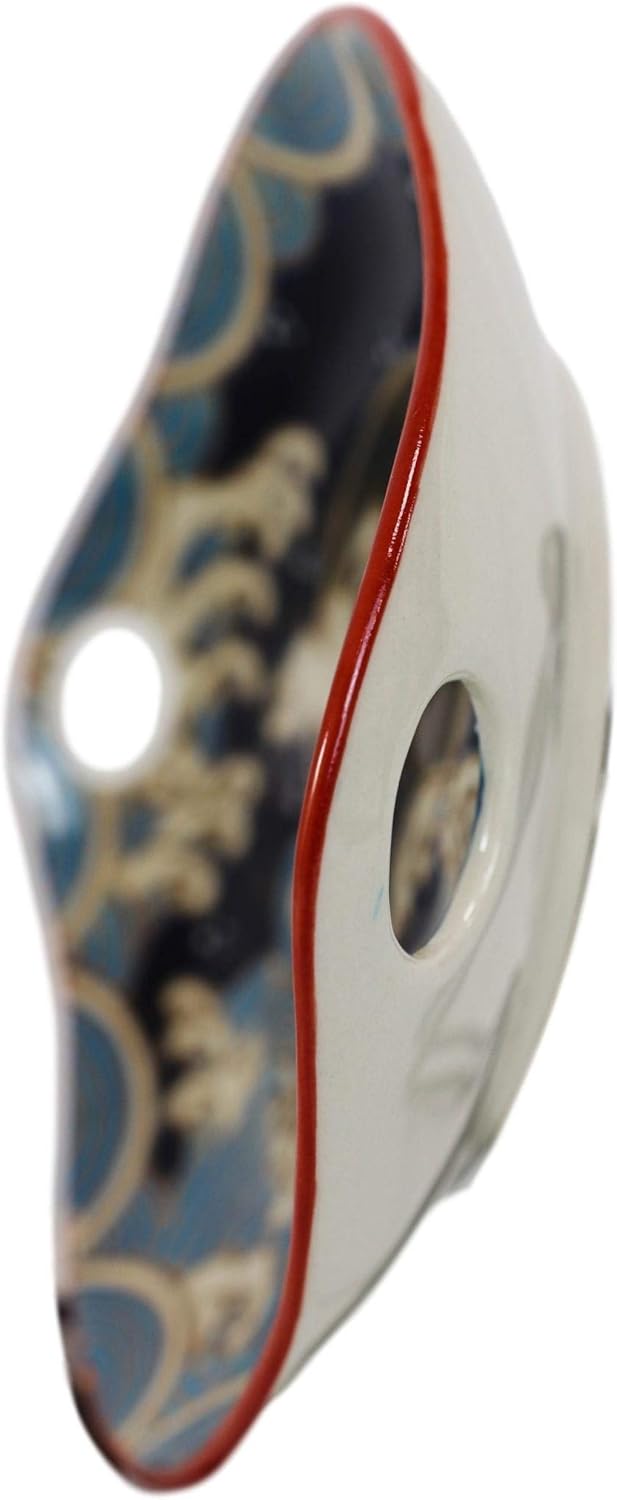 Ebros Gift Ebros White Rabbits Jumping Over Black Moon Appetizer Snack Serving Coupe Plate Dish With Chopsticks And Built In Rest Set Small Flat Bowl For Hors Doeuvres Sushi Ice Cream Serveware Plates 2 - Image 5