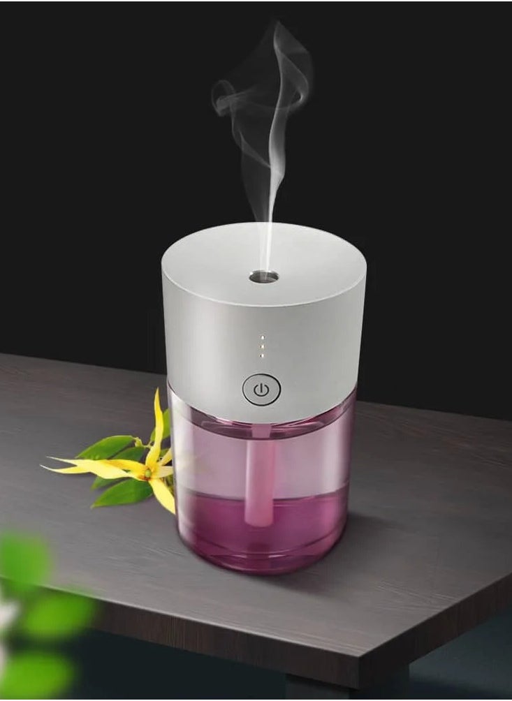 CORAL AROMA - Glass S Portable Fragrance Diffuser for Cars & Desktop – USB-Powered, and Motion-Activated with 1 Year Warranty - Image 1