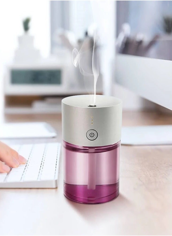 CORAL AROMA - Glass S Portable Fragrance Diffuser for Cars & Desktop – USB-Powered, and Motion-Activated with 1 Year Warranty - Image 1