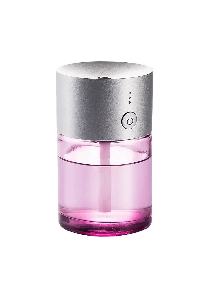 CORAL AROMA - Glass S Portable Fragrance Diffuser for Cars & Desktop – USB-Powered, and Motion-Activated with 1 Year Warranty - Image 1