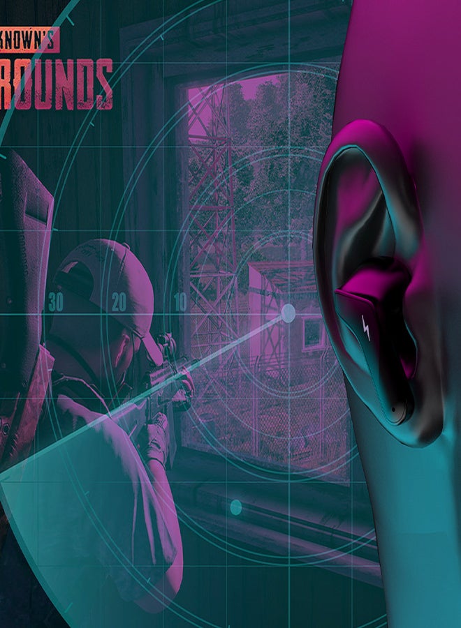 إيه جاز سماعات أذن A1 TWS بتقنية بلوتوث 5.0، سماعات رياضية للألعاب، تصميم مريح مع شاشة عرض رقمية تعمل باللمس، لون أصفر - Image 5