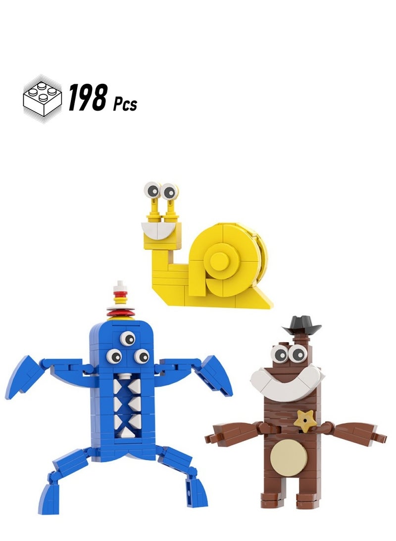 198 Pcs 3-Pieces Mini Set Of Toy Building Blocks Second Quarter Garten Of Banban Gifts For Children'S Day Ideas Toys Gifts For Adult & Kids - Image 1