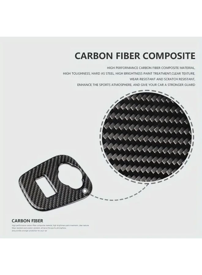 Carbon Fiber USB Lighter Decoration Sticker For Mini Cooper Interior - Image 4