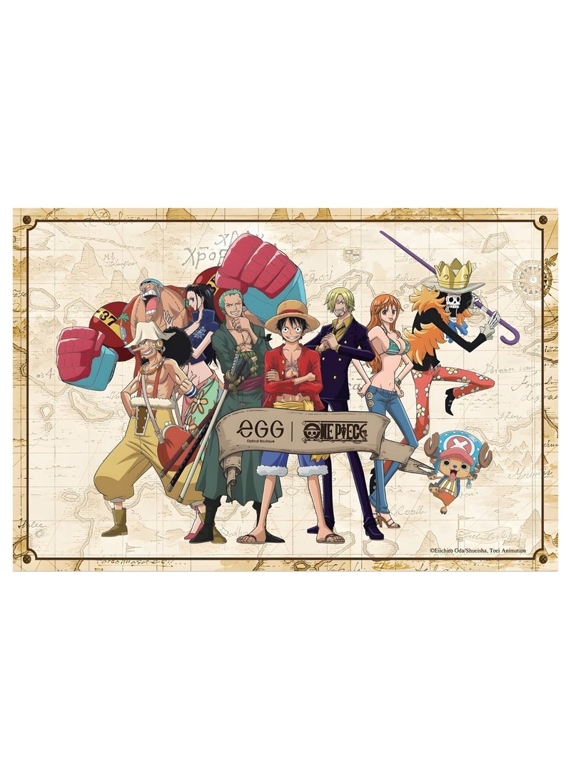 EBMINI One Piece King Puzzle Cartoon Welfare 1000 Pieces With Photo Frame 