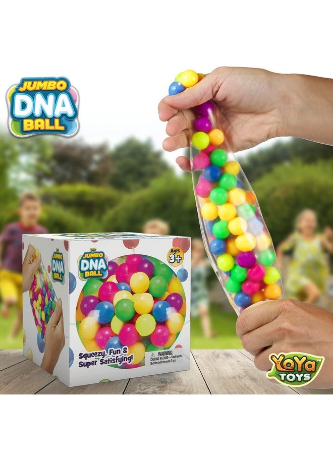 YoYa Toys The Original Jumbo Dna Ball | Colorful Fidget Squeezing Stress Relief Ball For Adults & Kids | Our Unique Rubber Squishy Toys Are Great For Stress, Anxiety, Bad Habits & More  - Image 4