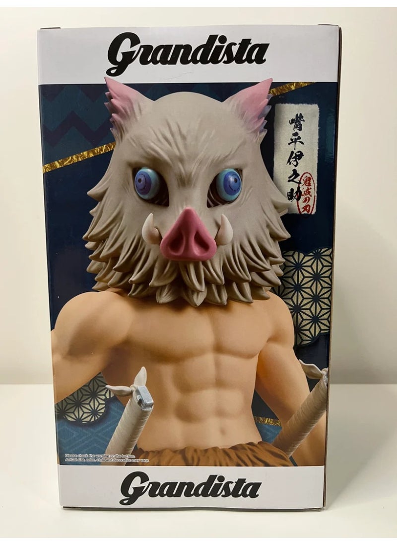 Banpresto Demon Slayer Kimetsu no Yaiba Grandista - Inosuke Hashibira Figure  - Image 2