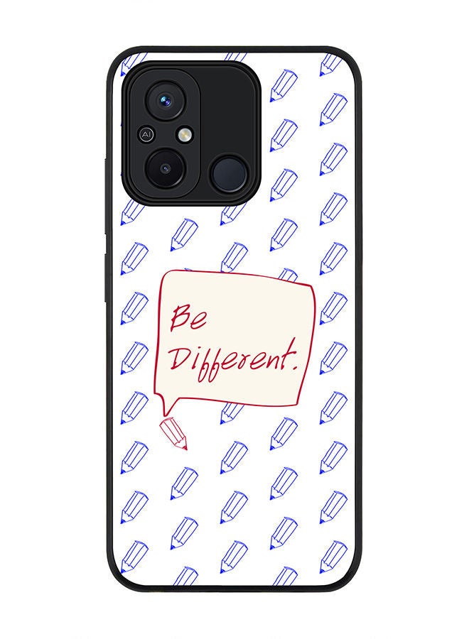 Stylizedd Rugged Black edge case for Xiaomi Redmi 12C 4G, Slim fit Soft Case Flexible Rubber Edges Anti Drop TPU Gel Thin Cover -  Be Different - Image 1