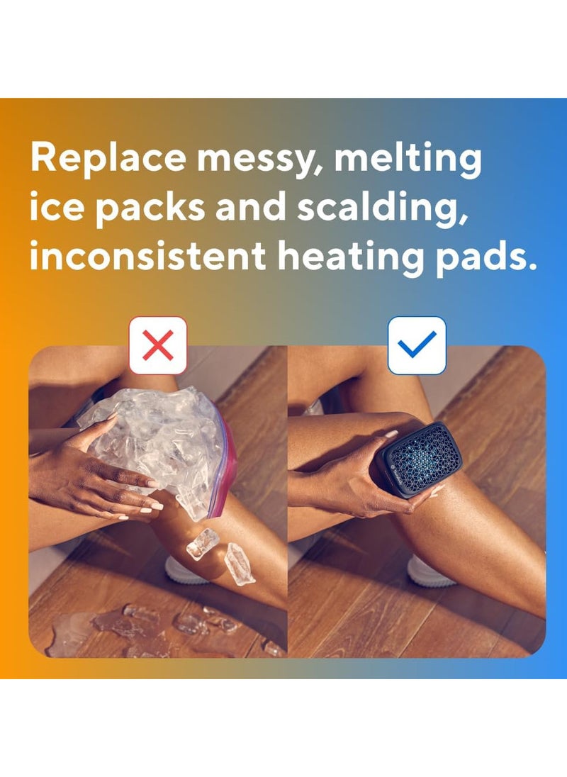 Therabody Therabody RecoveryTherm Cube Instant Heat, Cold & Contrast Therapy for Pain Relief & Exercise Recovery in Knee, Back, Shoulders & Full Body - Portable Hot and Cold Pack with Cryotherapy & Heating Pad  - Image 3