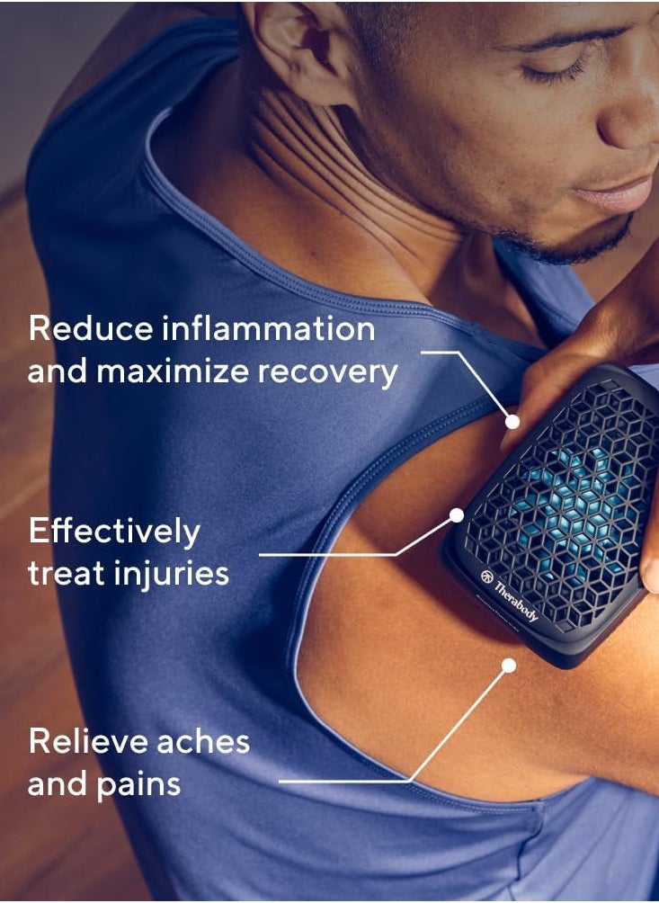 Therabody Therabody RecoveryTherm Cube Instant Heat, Cold & Contrast Therapy for Pain Relief & Exercise Recovery in Knee, Back, Shoulders & Full Body - Portable Hot and Cold Pack with Cryotherapy & Heating Pad  - Image 4
