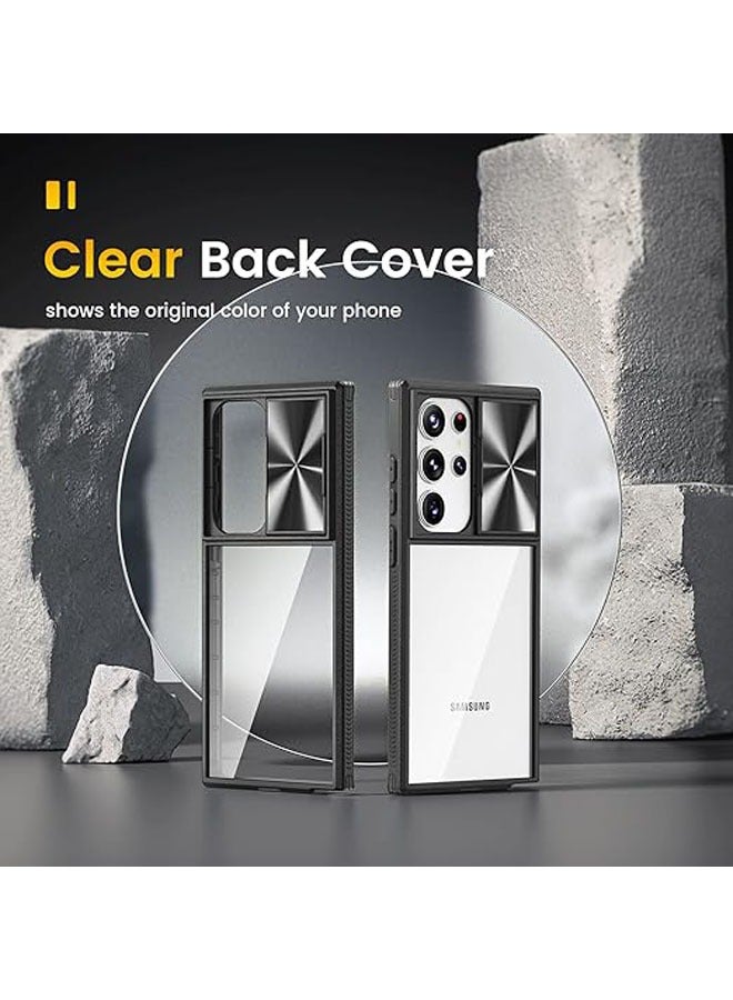 general For Samsung Galaxy S23 Ultra Case (2023), Sliding Camera Ultra Thin Clear Case with Flap Compatible with Samsung Galaxy S23 Ultra - Image 2