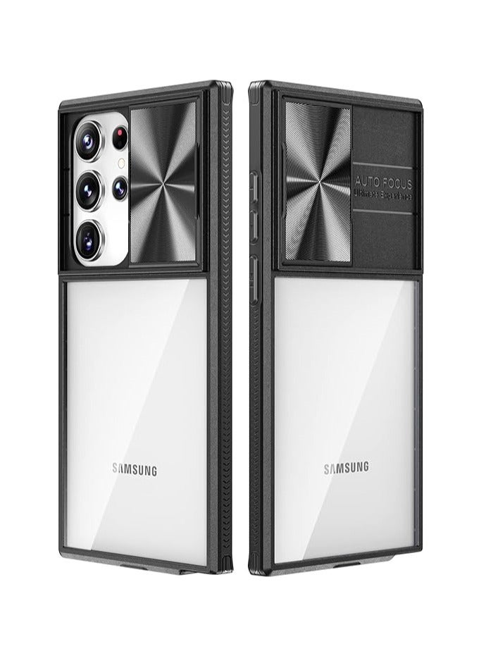 general For Samsung Galaxy S23 Ultra Case (2023), Sliding Camera Ultra Thin Clear Case with Flap Compatible with Samsung Galaxy S23 Ultra - Image 1