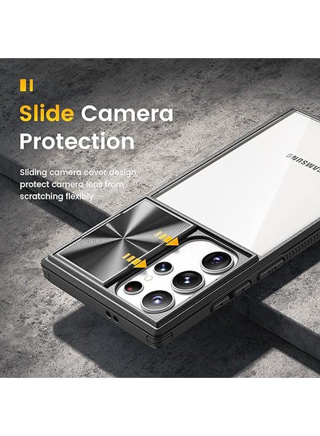 general For Samsung Galaxy S23 Ultra Case (2023), Sliding Camera Ultra Thin Clear Case with Flap Compatible with Samsung Galaxy S23 Ultra - Image 3