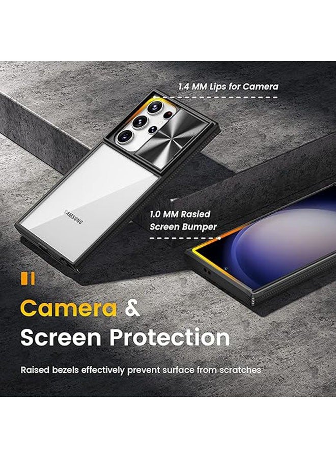 general For Samsung Galaxy S23 Ultra Case (2023), Sliding Camera Ultra Thin Clear Case with Flap Compatible with Samsung Galaxy S23 Ultra - Image 5