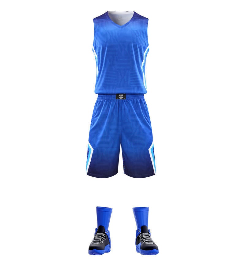Extremely Fast New Basketball Uniform Suit Summer Basketball Jersey Adult And Children Sports Game Training Team Uniform Group - Image 1