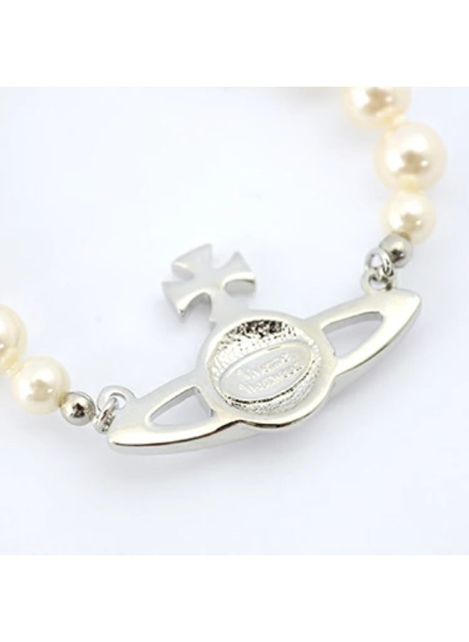 Vivienne Westwood Saturn Pearl Bracelet  - Image 4