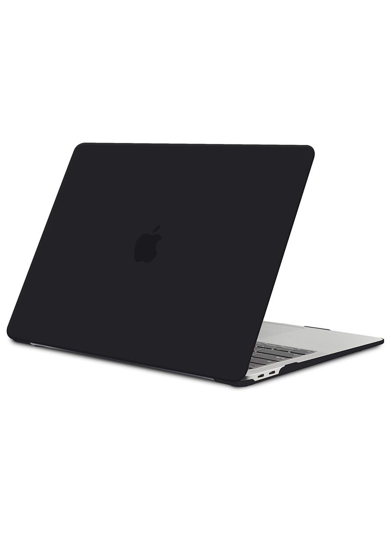 MacBook Air 13 inch Case  M1 A2337 A2179 A1932 2020 2019 2018 Release, Slim Plastic Matte Hard Cover Compatible Mac Air 13.3 inch with Retina Display (black) - Image 3