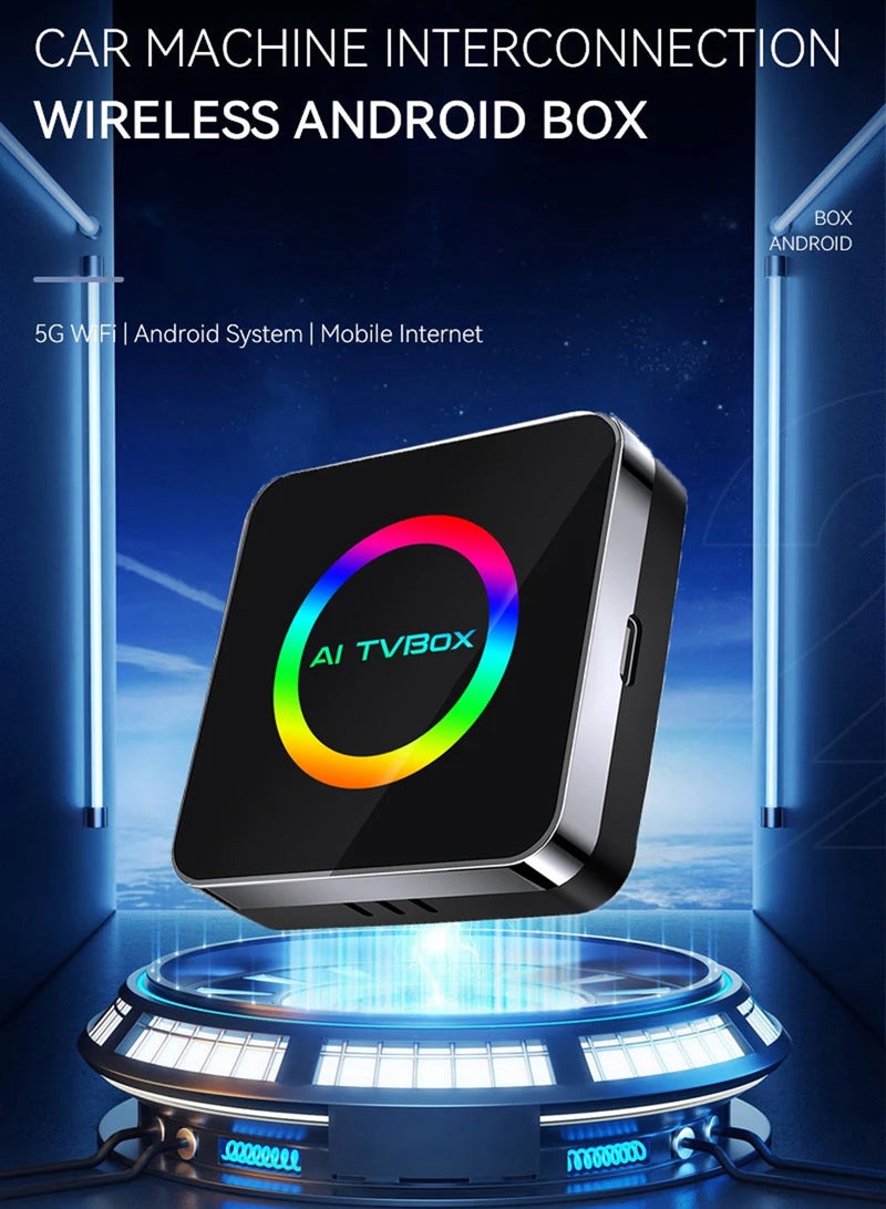 EzzySo CarPlay Ai Box Android 13 2+32G Smart Android TV Box Wireless CarPlay Android Auto Support ,with Cooling holes - Image 3