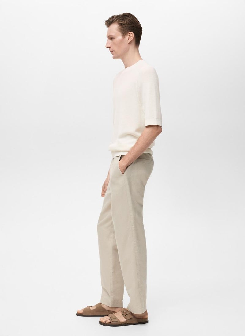 Structured Knitted T-Shirt
