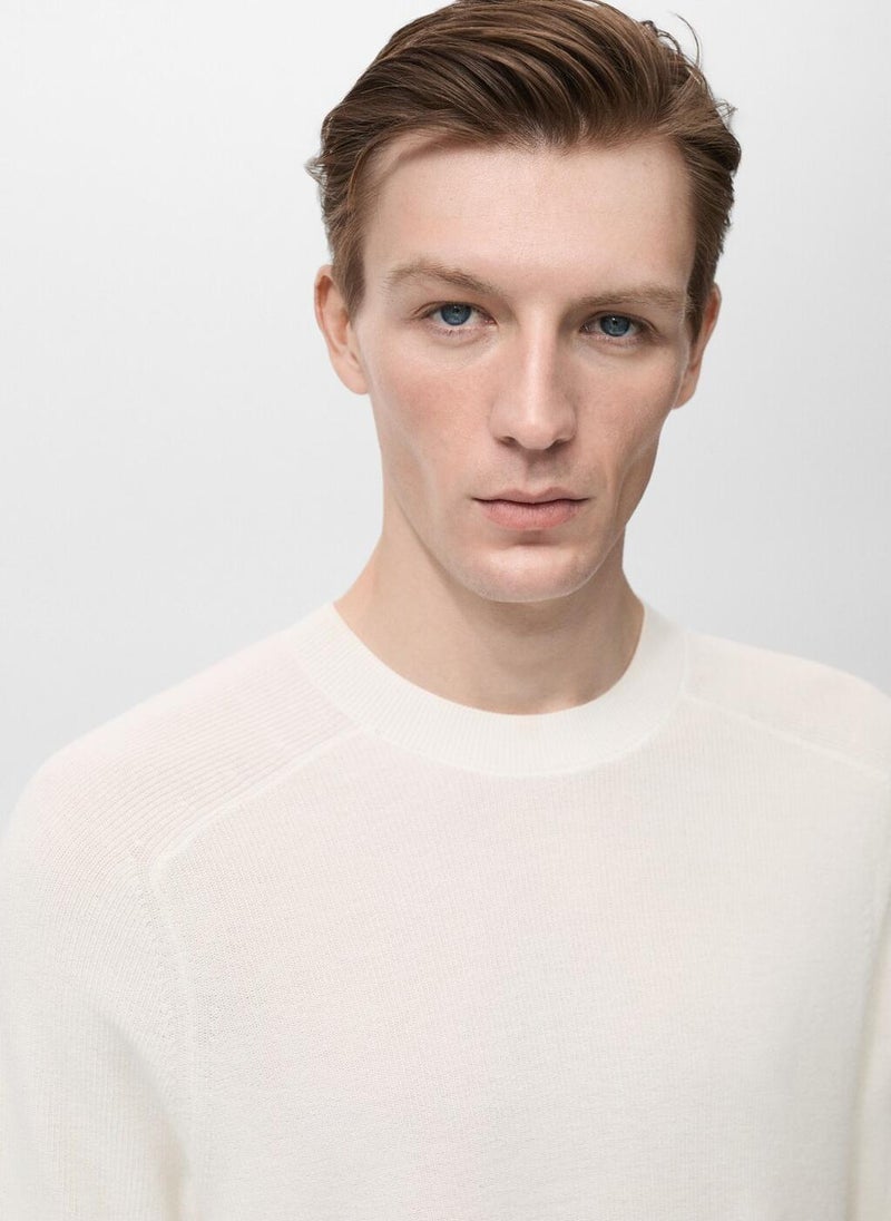 Structured Knitted T-Shirt