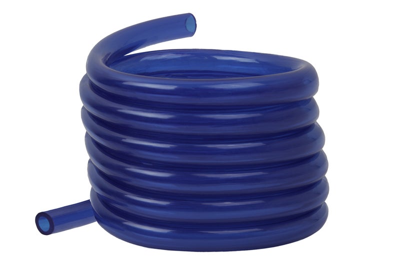 Raider 714B-5 Polyurethane Fuel Gas Line Tubing Hose Roll Blue (5 Ft. x 1/4, 1/4 Inch