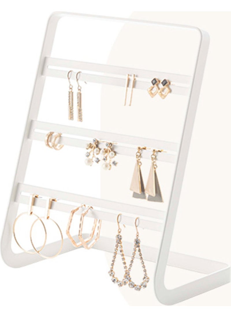 3Art Metal Jewelry Organizer Jewelry Organizer Box Decorative Jewelry Stand Necklace Ring Earring Holder  - Image 1