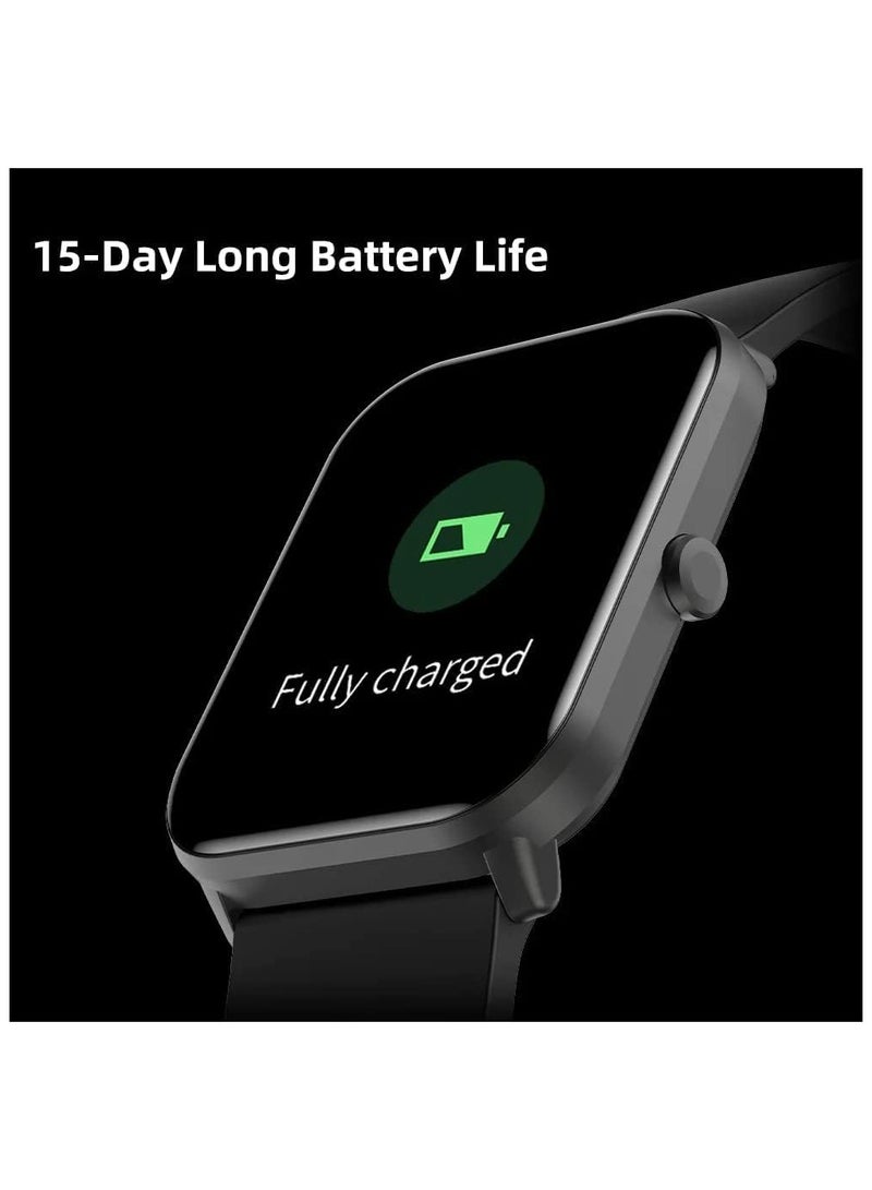 IMILAB W01-BK Waterproof Sports Smartwatch 24h Bio Tracker, 38g Lightweight, 1.69-inch Full-Touch Square Screen, 70+ Sports Modes Gold - Image 5