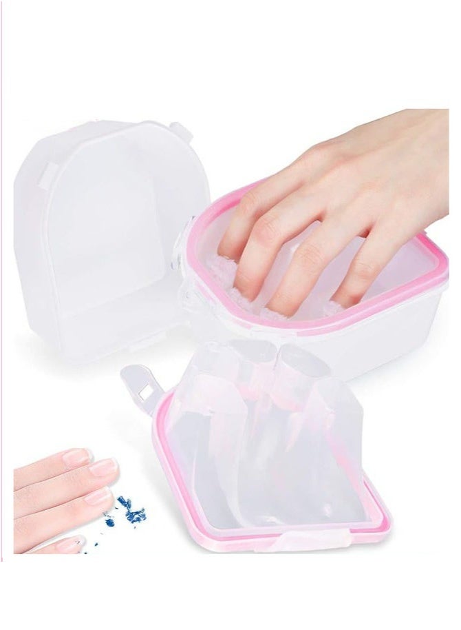 Hikma Beauty Nail Soaking Bowl Nail Art Polish Remover Soak Hand Bowl Manicure Spa Soaker Acetone Safe - Image 3