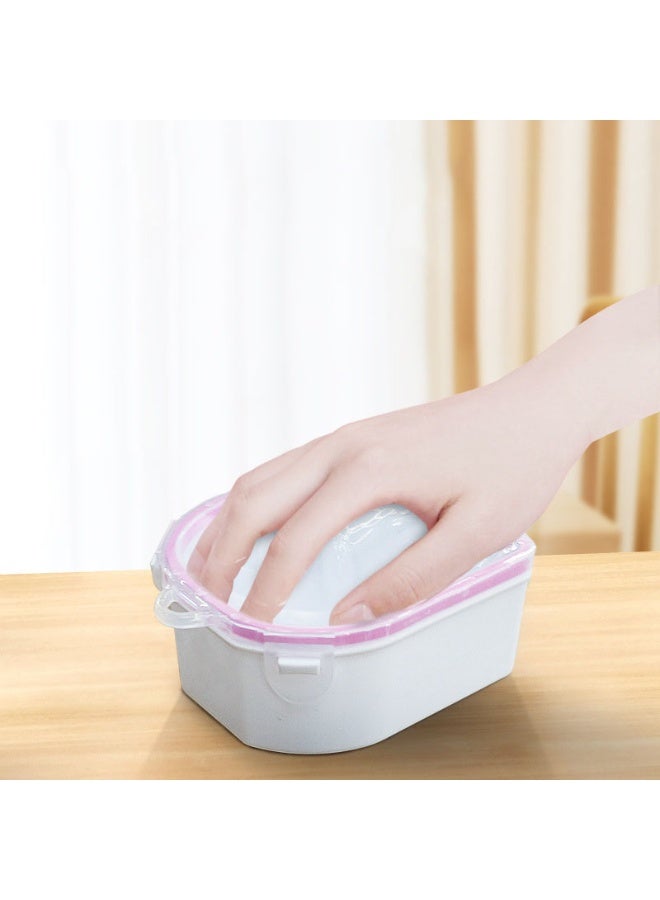 Hikma Beauty Nail Soaking Bowl Nail Art Polish Remover Soak Hand Bowl Manicure Spa Soaker Acetone Safe - Image 2