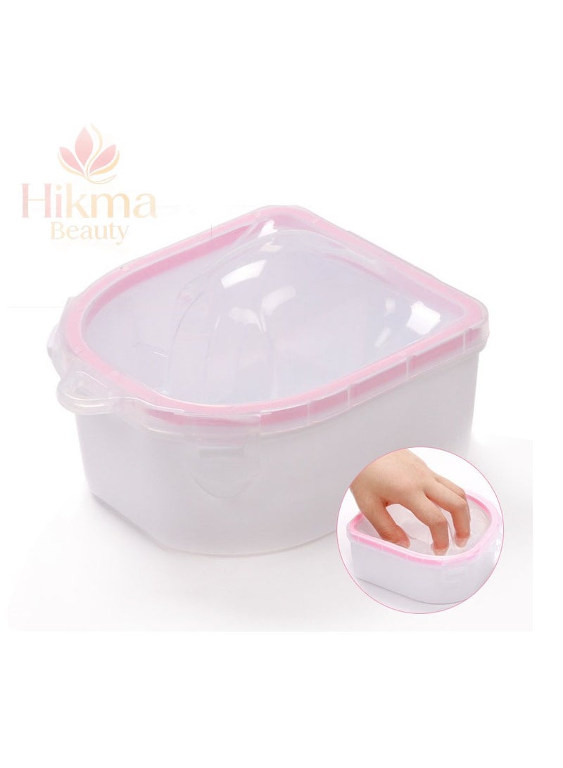 Hikma Beauty Nail Soaking Bowl Nail Art Polish Remover Soak Hand Bowl Manicure Spa Soaker Acetone Safe - Image 1