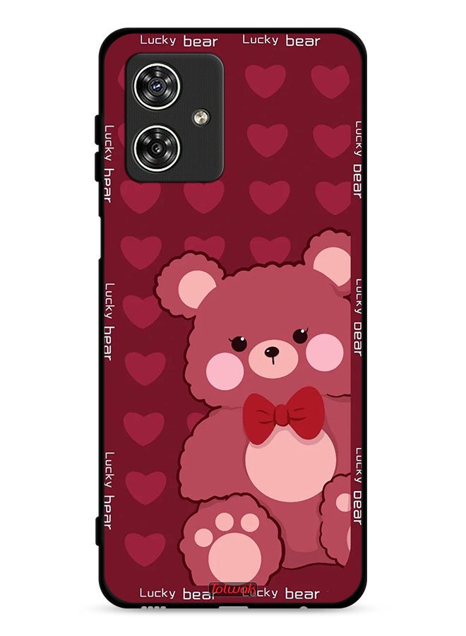 Tolwak Motorola Moto G54 5G Protective Case Cover Lucky Bear - Image 1