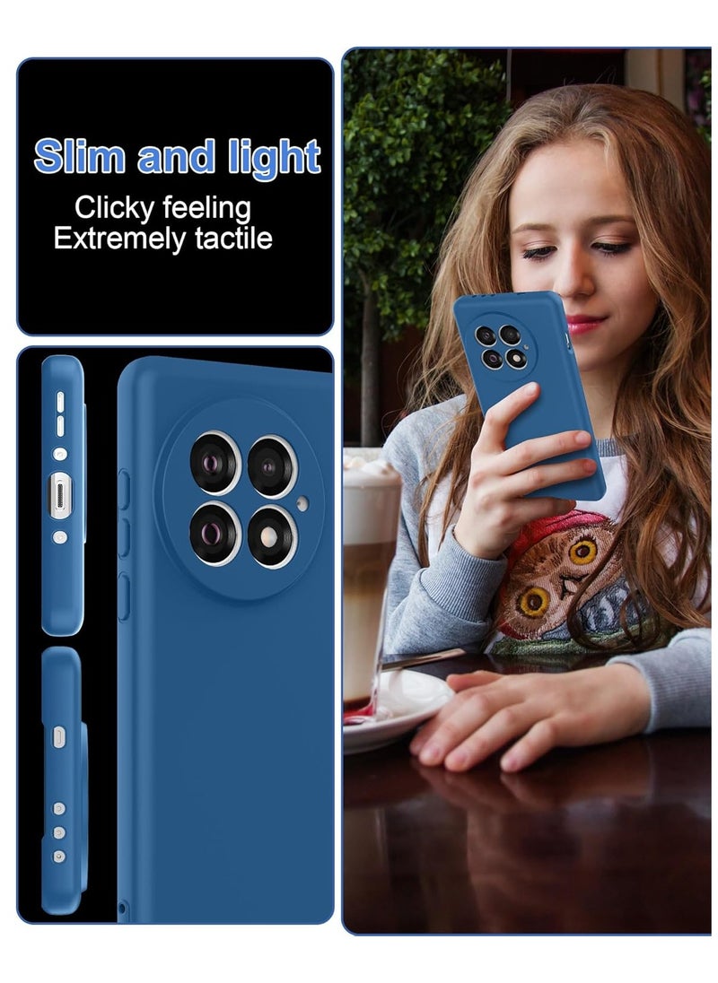 BORTONY - OnePlus 13 Case Cover Shockproof Liquid Silicone Soft Case with Camera Protection Soft TPU Anti-Scratch Microfiber Lining for OnePlus 13 5G 2025 - Image 1