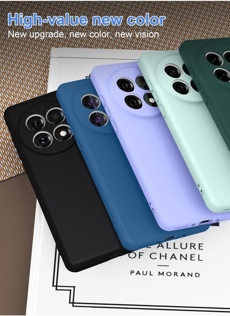 BORTONY - OnePlus 13 Case Cover Shockproof Liquid Silicone Soft Case with Camera Protection Soft TPU Anti-Scratch Microfiber Lining for OnePlus 13 5G 2025 - Image 1
