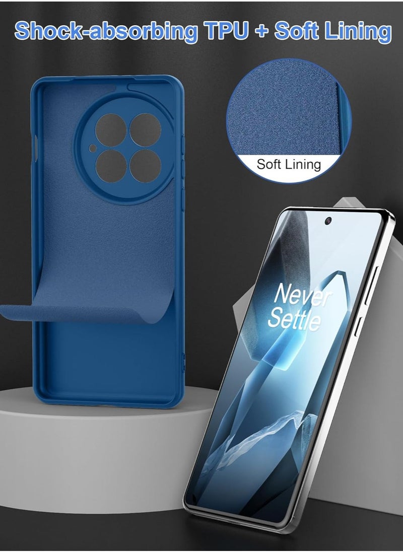 BORTONY OnePlus 13 Case Cover Shockproof Liquid Silicone Soft Case with Camera Protection Soft TPU Anti-Scratch Microfiber Lining for OnePlus 13 5G 2025  - Image 5