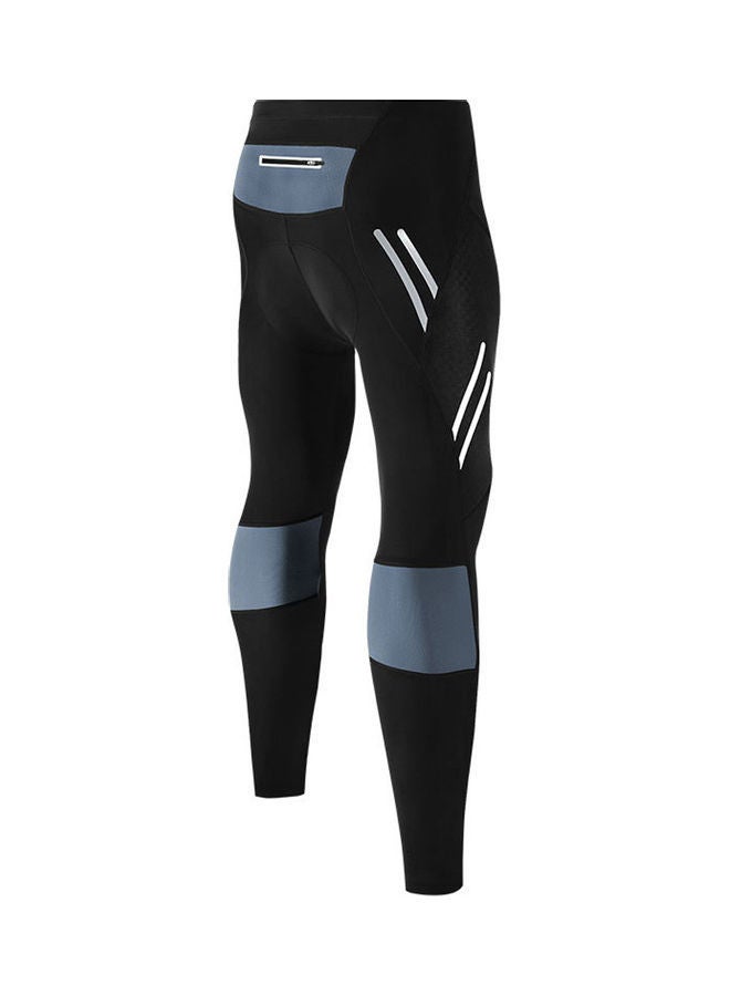 NIBEMINENT Men's 4D Padded Long Bicycle Compression Tights Breathable Pant  - Image 3
