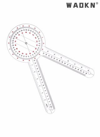 12 Inch Goniometer, Transparent Orthopedic Angle Ruler Plastic Goniometer 360 Degree Goniometer Angle Protractor Goniometer for Body Measuring Tape Goniometer Protractor Ruler - pzsku/Z9319E2244025030C54B5Z/45/_/1706779231/ad4c9797-afb1-4bba-979e-943fb1cbe082