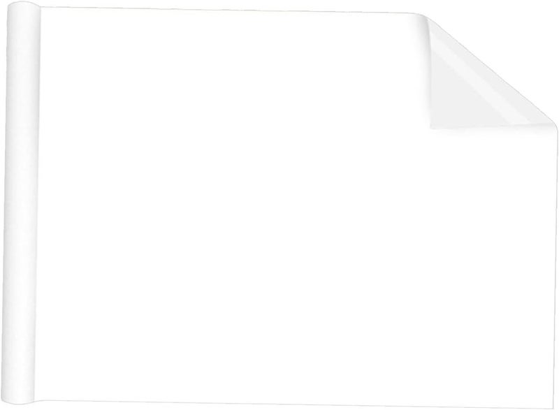 Generic Dry Erase Whiteboard Sticker Poster Board Sheet Wallpaper Peel Stick for Desk, 45cmx2m White - Image 5