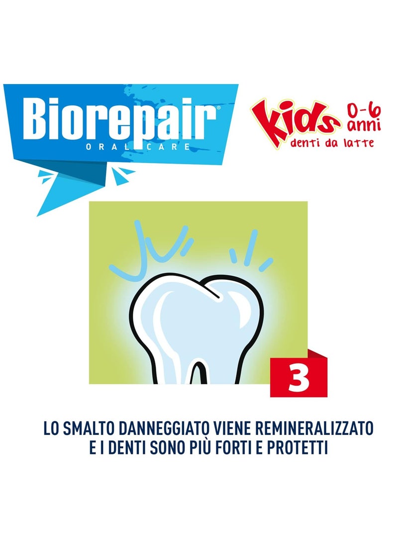 Biorepair Toothpaste For Kids 0-6 Age Children Strawberry 50 ml - Image 5
