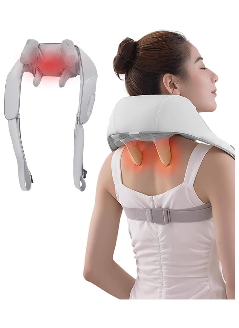Atopskins Atopskins Cordless Shiatsu Neck and Back Massager with Heat - Deep Tissue Pain Relief, 6D Kneading Heated Neck Massage for Cervical Pain  - Image 1