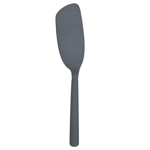 Tovolo Flipping Flex Turner with Silicone Handle, Heat Resistant, Dishwasher Safe, Charcoal - Image 5