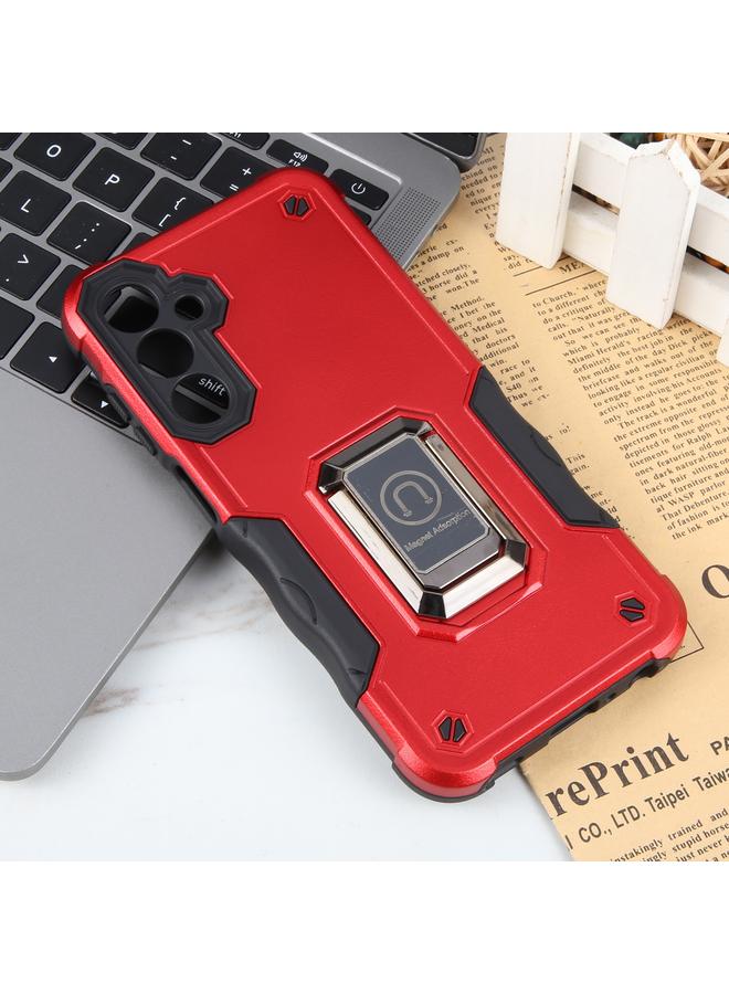اس-توب جراب لهاتف Samsung Galaxy S23 FE 5G جراب هاتف مدرع مضاد للانزلاق ومقاوم للصدمات مع حامل حلقي - Image 2