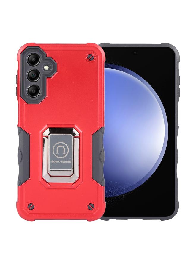 اس-توب جراب لهاتف Samsung Galaxy S23 FE 5G جراب هاتف مدرع مضاد للانزلاق ومقاوم للصدمات مع حامل حلقي - Image 1