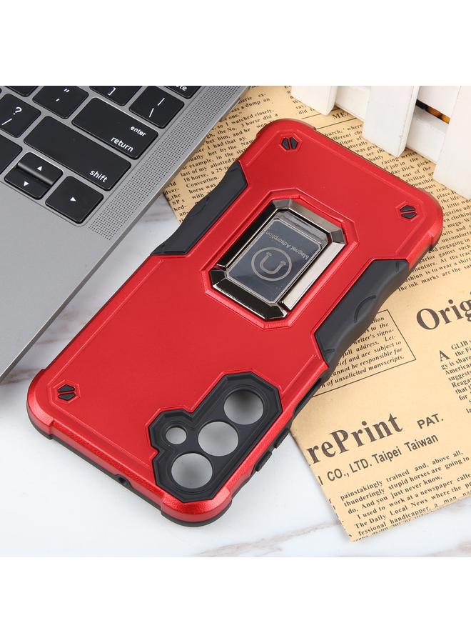 اس-توب جراب لهاتف Samsung Galaxy S23 FE 5G جراب هاتف مدرع مضاد للانزلاق ومقاوم للصدمات مع حامل حلقي - Image 4