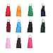 TRENDBOX Total 11 PCS Plain Color (Medium Size) Bib Apron Adult Women Unisex for Waist Size 30" to 42" Durable - Image 2