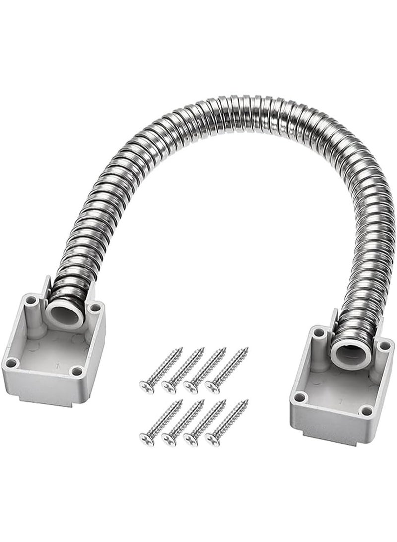 Rubik Door Loop Wire Protector Hose for Access Control 40cm Length Fits 10mm Cables, Flexible Protection Pipe for Electric Locks, Maglocks, CCTV Network - Image 2