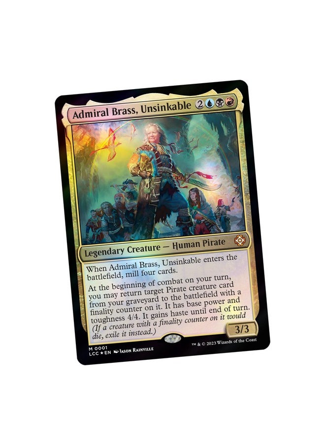 Magic the Gathering Magic: The Gathering The Lost Caverns Of Ixalan Commander Deck - Ahoy Mateys (100-Card Deck, 2-Card Collector Booster Sample Pack + Accessories)  - Image 4