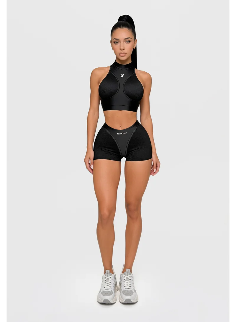 Bona Fide Bona Fide: Sport Escort Shorts "Black" Sport Escort High Waist Biker Gym Shorts for Women for Women | Best Price UAE