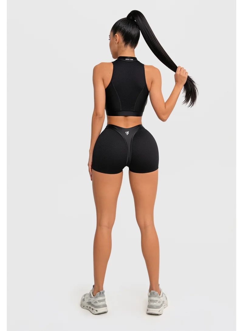 Bona Fide Bona Fide: Sport Escort Shorts "Black" Sport Escort High Waist Biker Gym Shorts for Women for Women | Best Price UAE