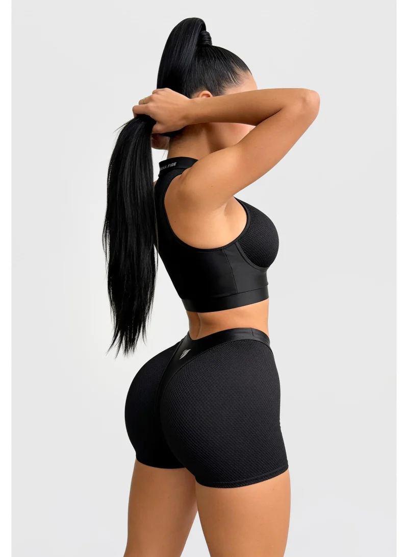 Bona Fide Bona Fide: Sport Escort Shorts "Black" Sport Escort High Waist Biker Gym Shorts for Women for Women | Best Price UAE