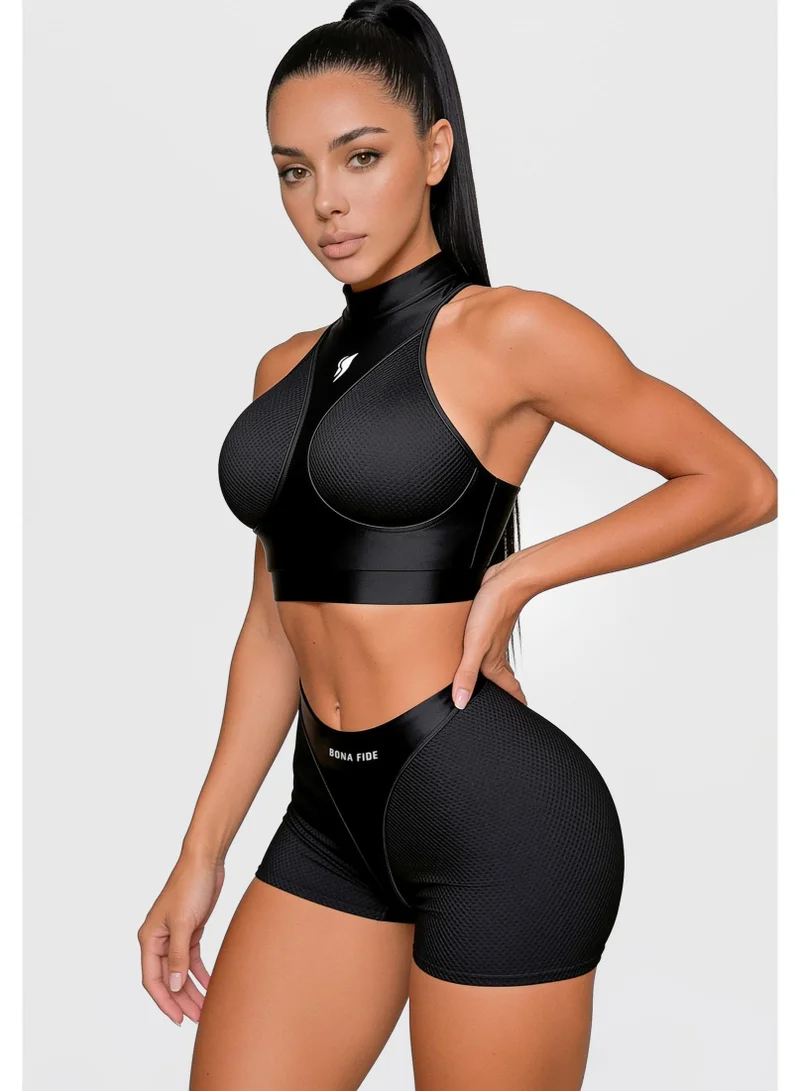 Bona Fide Bona Fide: Sport Escort Shorts "Black" Sport Escort High Waist Biker Gym Shorts for Women for Women | Best Price UAE